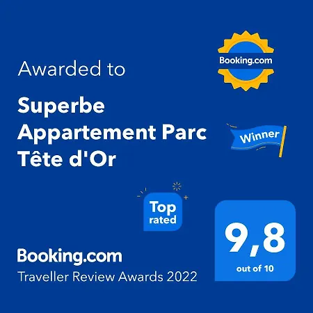 Superbe Parc Tete D'or 95 M2 Clim Parking Apartment